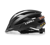 LIVALL MT1 Neo II Casco da Bicicletta Intelligente Nero (58-62 cm) con Altoparlante Bluetooth, Microfono, Indicatori di Direzione e Luce Posteriore, Chiamata di Emergenza SOS e Navigazione