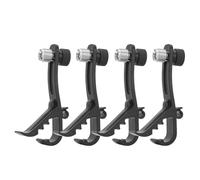 LIVASH Clip per Microfono per Batteria Antiurto 4 Pezzi, Kit Microfono per Batteria Regolabile e Supporto per Microfono per Supporto per Microfono, Morsetto per Microfono Universale