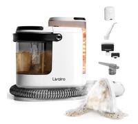 Livatro Lavatappeti e Pulitore a Vapore 1700 W per Divani, Sofà e Auto | Vapore a 100 °C pronto in 30 s, aspirazione 15 kPa, serbatoio da 1,6 L e risciacquo del tubo per tessuti e tappezzeria