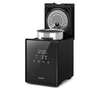 Livatro Umidificatore ad aria a vapore caldo in acciaio inossidabile 3L, facile da pulire con funzione vapore caldo, umidificatore sano per camera da letto e soggiorno, nero