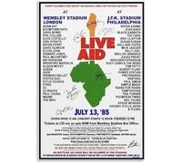 Live Aid 1985 Affiche Poster E Stampe Pittura Decorativa Tela Arte Murale Immagine Decorazione Soggiorno 40X60 Cm