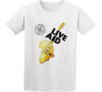 Live Aid 1985 Logo Rock Music Concert T Shirt White XL