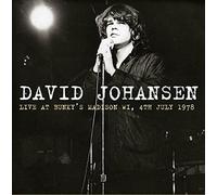Audio Cd David Johansen - Live At Bunky's Madison Wi, 4th July 1978