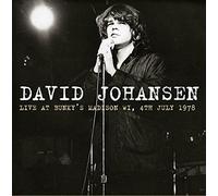 Live At Bunky's Madison Wi, 4th July 1978 - David Johansen (Audio Cd)
