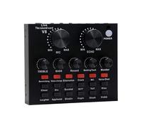Live Broadcast Sound Card, Soundboard Streaming professionale, Mixer audio, Wireless Karaoke Sound Card, Podcast Production Studio Equipment, Per la produzione musicale, Design cordless per casa e