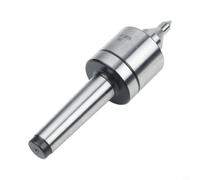 Live Center con triplo cuscinetto a sfera per cono Morse, punta girevole ad alta precisione in acciaio al carbonio per tornio CNC e guida MT1/MT2/MT3/MT4(MT3)
