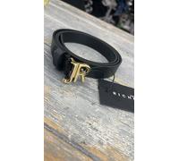 LIVE cintura donna JOHN RICHMOND nera In Pelle Fibia Oro