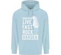 Live Fast Rock più Difficile Chitarra & Rotolo Musica Bambini Felpa con