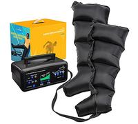 Live Fine Massaggiatore ad aria per gambe e polpacci, stivali per la circolazione e il rilassamento, per piedi, polpacci, ginocchia e quadricipiti, con controllo della pressione, timer