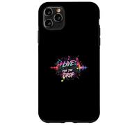 Live For The Drop EDM DJ Music Producer Rave Party Design Custodia per iPhone 11 Pro Max