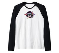 Live for The Drop EDM DJ Music Producer Rave Party Design Maglia con Maniche Raglan
