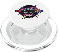 Live For The Drop EDM DJ Music Producer Rave Party Design PopSockets PopGrip per MagSafe