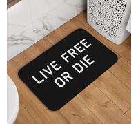 Live Free Or Die Our Banner Zerbino Asciugapassi Asciugatura Rapida Tappeti Da Bagno Trappola Sporco Tappeto Entrata Per Corridoio Vasca Interno 40X60Cm