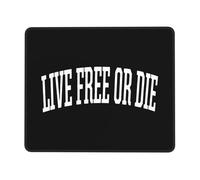 Live Free Or Die Tappetino Scrivania Comodo Mouse Pad Piccolo Tappetino per Mouse per Computer Ufficio Pc 25X30Cm