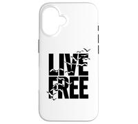 Live Free Vivere Libero Custodia per iPhone 16