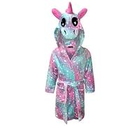 Live It Style It Vestaglia per Bambini Morbido Accappatoio con Cappuccio Ragazzi Unicorn Regali per Ragazze