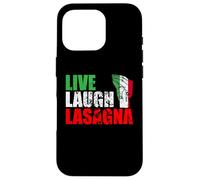 Live Laugh Lasagna | Bandiera Italiana | Paese Italia Custodia per iPhone 16 Pro
