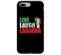 Live Laugh Lasagna | Bandiera Italiana | Paese Italia Custodia per iPhone 7 Plus/8 Plus