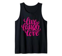 Live Laugh Love Tee Shirts, Inspiration Cool Quotes Graphic Canotta