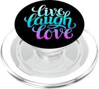 Live Laugh Love Tee shirts, Inspiration Cool Quotes Graphic PopSockets PopGrip per MagSafe