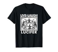 Live Laugh Lucifer + Pentagramma Maglietta