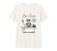 Live Laugh Toaster Bath Maglietta Premium