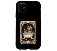 Live Laugh Toaster Bath Meme divertente scheletro Tarocchi Custodia per iPhone 11