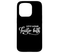 Live Laugh Tostapane Bagno Meme Divertente Citazione Strano Scherzo Custodia per iPhone 15 Pro