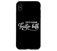 Live Laugh Tostapane Bagno Meme Divertente Citazione Strano Scherzo Custodia per iPhone XS Max