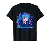 Live Laugh VTube Streamer virtuale Otaku Culture Design Fan Maglietta