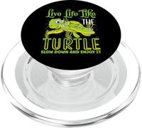 Live Life Like The Turtle Slow Down And Enjoy It | Tartaruga PopSockets PopGrip per MagSafe