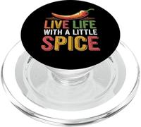 Live Life With A Little Spice Chef Passione culinaria PopSockets PopGrip per MagSafe