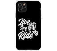 Live Love and Ride Horse Equitazione Cavaliere Proprietario di cavalli Ranch Custodia per iPhone 11 Pro Max