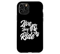 Live Love and Ride Horse Equitazione Cavaliere Proprietario di cavalli Ranch Custodia per iPhone 11 Pro