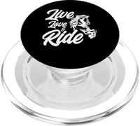 Live Love and Ride Horse Equitazione Cavaliere Proprietario di cavalli Ranch PopSockets PopGrip per MagSafe