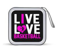 Live Love - Divertente porta CD con 40 scomparti per DVD, per auto, casa, viaggio