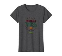 Live Love Football Retro Sport Fan Entusiasmo Maglietta, Donna, Grigio Scuro, 3XL