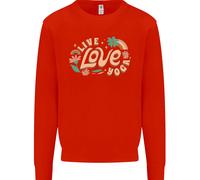 Live Love Yoga Felpa Per Bambini