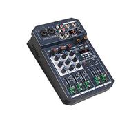 Live Mixers - Mixer audio a 4 canali, console di mixaggio digitale professionale per DJ, per live streaming, karaoke e registrazione