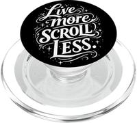 Live More Scroll Less PopSockets PopGrip per MagSafe