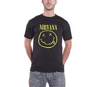 Nirvana Flower Sniffin (Back Print) Black 2XL Maglietta