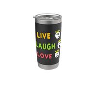 Live Ridere Amore Bicchiere termico in acciaio inox doppia parete