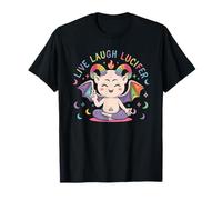 Live Ridere Lucifero Carino Baphomet Demone Devil Maglietta