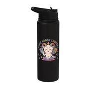 Live Ridere Lucifero Carino Baphomet Demone Devil Stainless Steel Insulated Water Bottle
