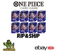 [LIVE] [Rip&Ship] One Piece TCG Display DP09 8x DP-09 WITH OP14 | EB04 - ENG