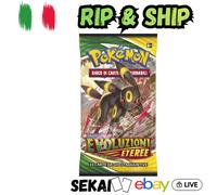 LIVE RIP&SHIP POKEMON EVOLUZIONI ETEREE BUSTINA ITA BOOSTER PACK ITALIANO