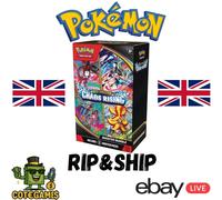 [LIVE] [Rip&Ship] POKEMON TCG Bundle CHAOS RISING - ENG ENGLISH