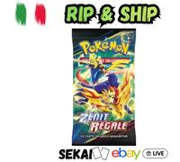 LIVE RIP&SHIP POKEMON ZENIT REGALE BUSTINA ITA BOOSTER PACK ITALIANO