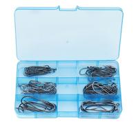 Live Shrimp Hook - Barbed 100 Pieces Live Bait Hooks, Heavy Duty Angling Equipment | For Crappie Panfish Salmon Surf Kayak Boat Lake Bank Pier River Shore Saltwater Freshwater High Carbon Steel