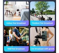 Live Stream Stream Sound Card 3.5 Porte Professional Plug and Studio